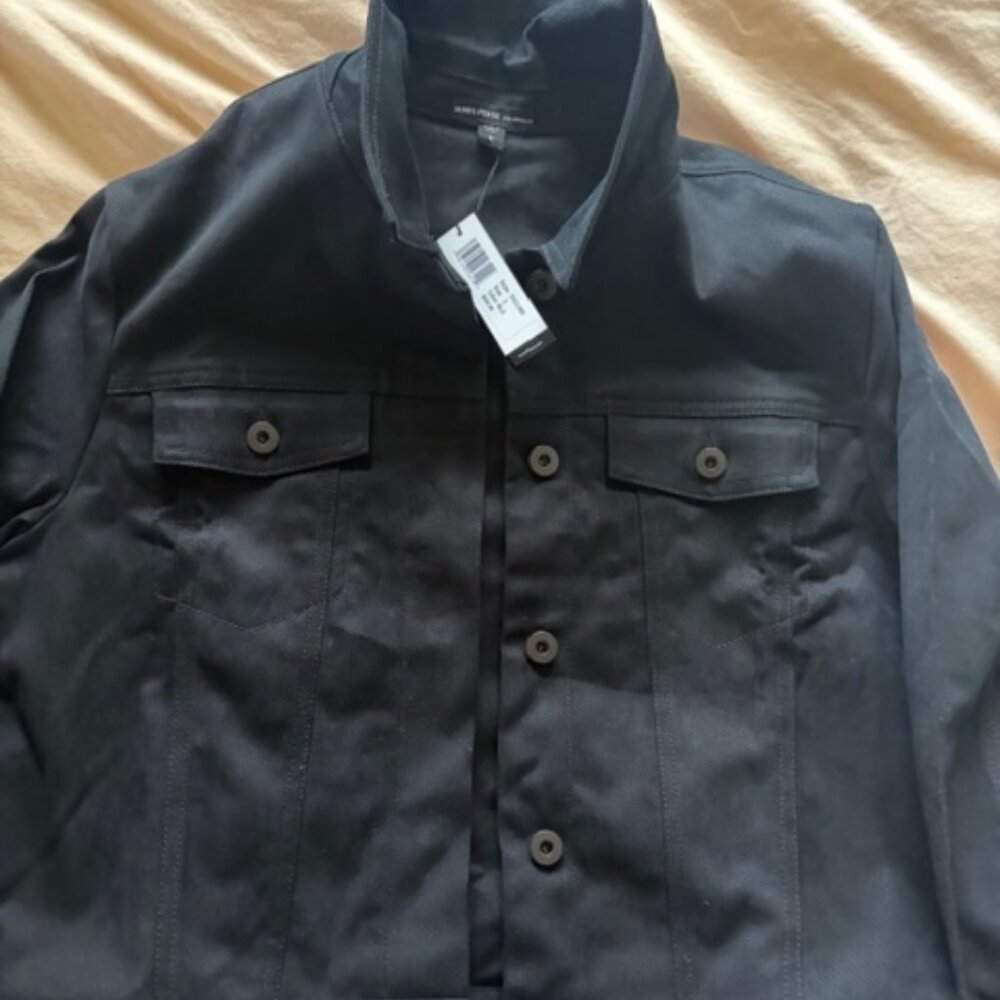 James Perse Women's Cashmere Touch Trucker Jacket, NWT